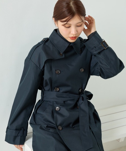 OMNES Supremo(オムネス スプレモ)の「トレンチコート(トレンチコート・レディース・ベージュ/ネイビー・FREE)」の22枚目の写真