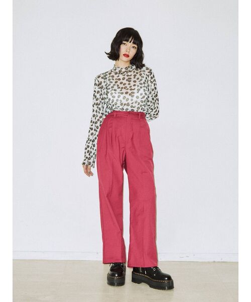 jouetie（ジュエティ）の「メッシュメロートップス（Tシャツ/カットソー・レディース・ブラック/オフホワイト/オレンジ/ブルー/グリーン・MEDIUM）」の20枚目の写真