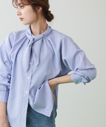 frames RAY CASSIN | 【WEB限定】2WAYボウタイ付ブラウス(バンドカラー)(シャツ/ブラウス)