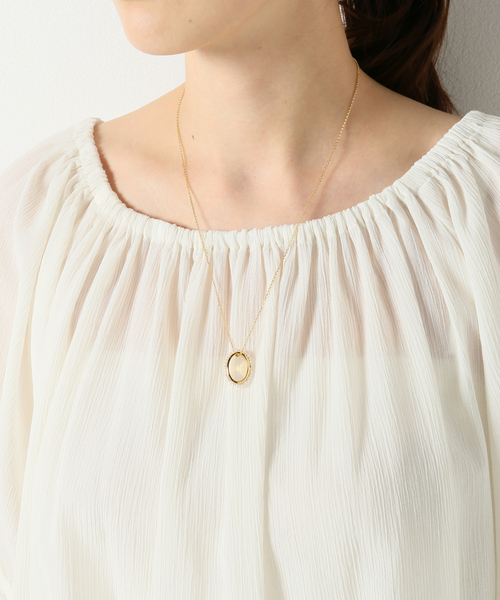 Noble(ノーブル)の「【Hermina Athens】LUNA PEARLS PENDANT ネックレス 50cm◆(ネックレス・レディース・ゴールド・FREE)」の15枚目の写真