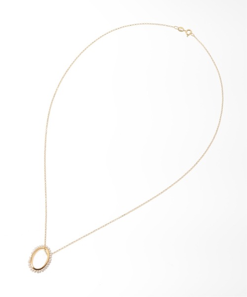 Noble(ノーブル)の「【Hermina Athens】LUNA PEARLS PENDANT ネックレス 50cm◆(ネックレス・レディース・ゴールド・FREE)」の2枚目の写真