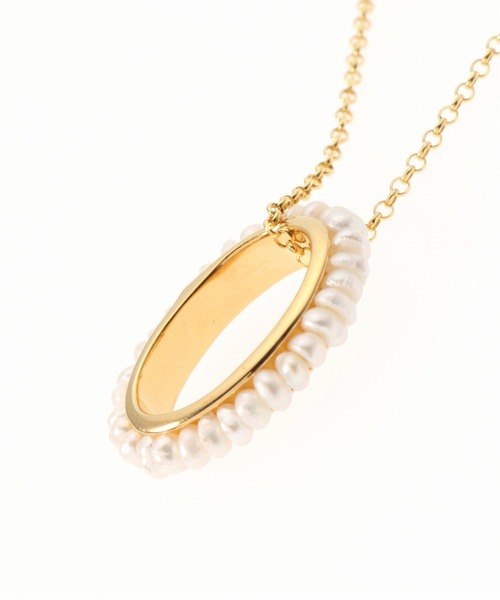 Noble(ノーブル)の「【Hermina Athens】LUNA PEARLS PENDANT ネックレス 50cm◆(ネックレス・レディース・ゴールド・FREE)」の14枚目の写真