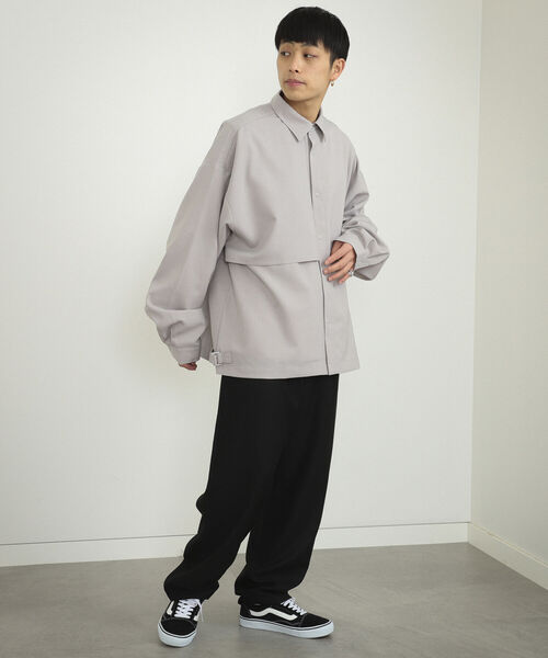 BeAMS DOT(ビームスドット)の「【WEB限定】BeAMS DOT / ヨーク シャツブルゾン(シャツ/ブラウス・メンズ・ブルー系その他/ブラウン系その他2・MEDIUM/LARGE)」の20枚目の写真