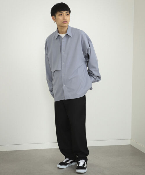 BeAMS DOT(ビームスドット)の「【WEB限定】BeAMS DOT / ヨーク シャツブルゾン(シャツ/ブラウス・メンズ・ブルー系その他/ブラウン系その他2・MEDIUM/LARGE)」の17枚目の写真