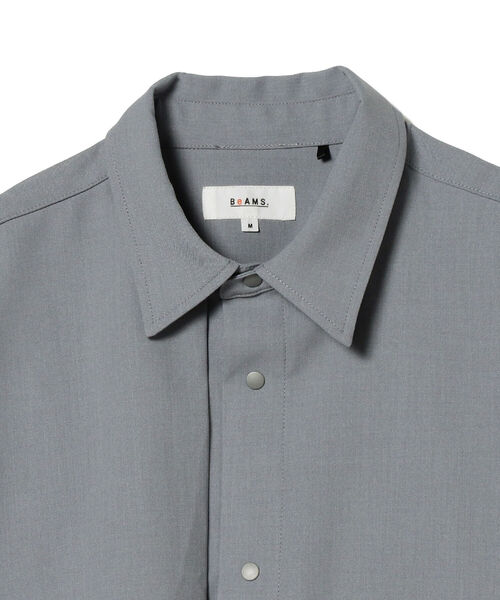 BeAMS DOT(ビームスドット)の「【WEB限定】BeAMS DOT / ヨーク シャツブルゾン(シャツ/ブラウス・メンズ・ブルー系その他/ブラウン系その他2・MEDIUM/LARGE)」の12枚目の写真