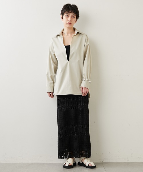 超激安 Whim Gazette（ウィムガゼット）の「スキッパーシャツ（シャツ トップス