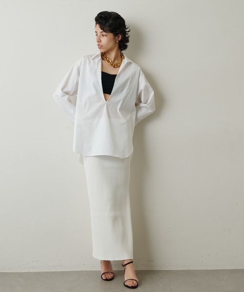 Whim Gazette（ウィムガゼット）の「スキッパーシャツ（シャツ