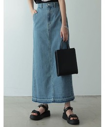 Re:EDIT | サイド切替えリサイクルコットンデニムスカート(デニムスカート)