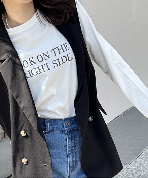 one way（ワンウェイ）の「テーラードベスト（テーラードジャケット・レディース・ホワイト/ブラック/ブラウン系その他・FREE）」の22枚目の写真