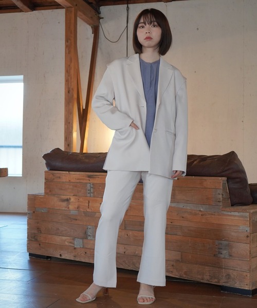 AULI(アウリィ)の「【低身長向けサイズ】2wayテーラードジャケット(テーラードジャケット・レディース・アイボリー/ベージュ/ブラック・XS/S)」の20枚目の写真