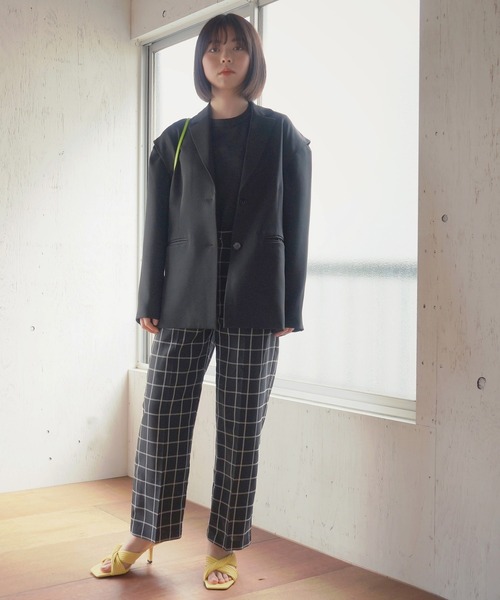 AULI(アウリィ)の「【低身長向けサイズ】2wayテーラードジャケット(テーラードジャケット・レディース・アイボリー/ベージュ/ブラック・XS/S)」の10枚目の写真