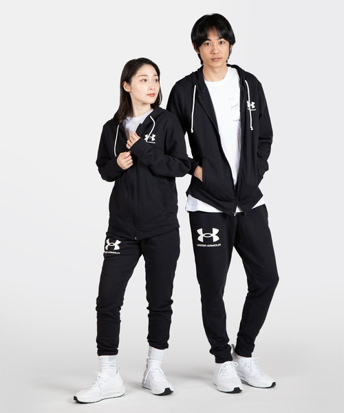 UNDER ARMOUR(アンダーアーマー)の「UAライバルテリー フルジップ フーディー(トレーニング/メンズ)(スウェット・メンズ・ブラック/ライトグレー・L/XL/XXL/M/3XL/S)」の11枚目の写真
