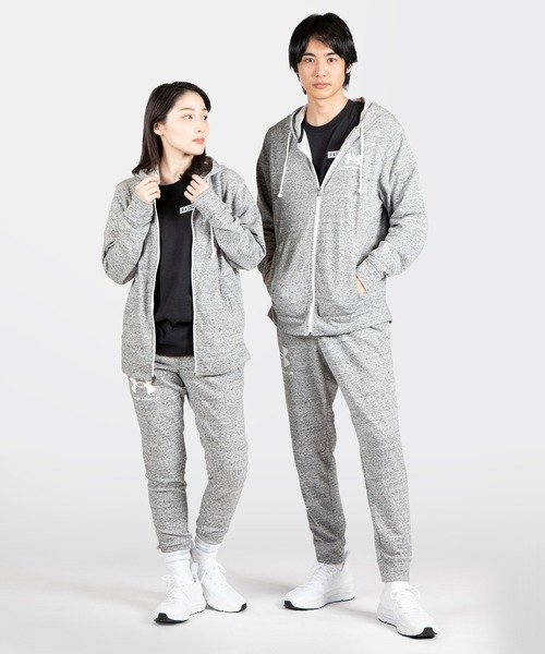 UNDER ARMOUR(アンダーアーマー)の「UAライバルテリー フルジップ フーディー(トレーニング/メンズ)(スウェット・メンズ・ブラック/ライトグレー・L/XL/XXL/M/3XL/S)」の7枚目の写真