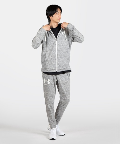 UNDER ARMOUR(アンダーアーマー)の「UAライバルテリー フルジップ フーディー(トレーニング/メンズ)(スウェット・メンズ・ブラック/ライトグレー・L/XL/XXL/M/3XL/S)」の6枚目の写真