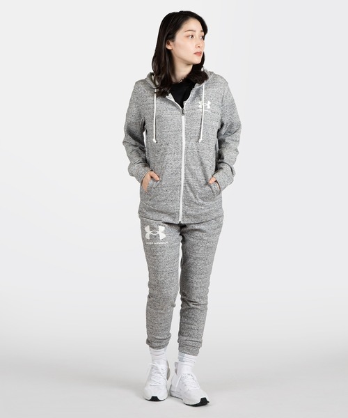 UNDER ARMOUR(アンダーアーマー)の「UAライバルテリー フルジップ フーディー(トレーニング/メンズ)(スウェット・メンズ・ブラック/ライトグレー・L/XL/XXL/M/3XL/S)」の5枚目の写真