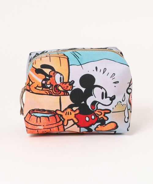 Disney（ディズニー）の「Disney ポーチ（ポーチ・レディース・イエロー/レッド系/オレンジ/グリーン/ベージュ/アイボリー/ホワイト/ブルー/オフホワイト/ホワイト系/サンドベージュ/レッド/ライトブルー/グレー/レモンイエロー/ライトベージュ・FREE）」の7枚目の写真