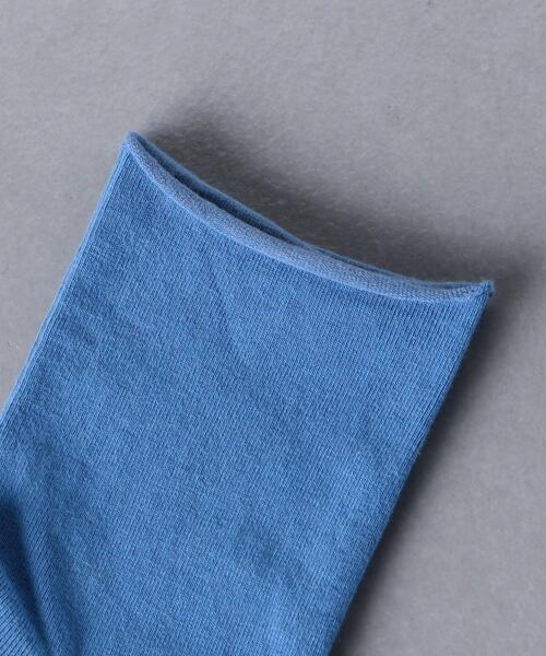 BLEU FORET（ブルーフォレ）の「＜BLEU FORET（ブルーフォレ）＞VEL CTN ソックス 22SS（ソックス/靴下・レディース・ホワイト/ブラック/ベージュ/レッド/ケリー/コバルトブルー・FREE）」の7枚目の写真