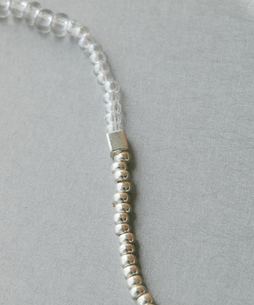 GALLARDAGALANTE(ガリャルダガランテ)の「ミックスパールショートネックレス【オンラインストア限定商品】(ネックレス・レディース・シルバー・FREE)」の4枚目の写真