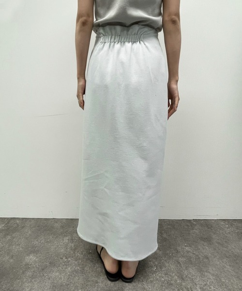 DouDou（ドゥドゥ）の「ポンチスリットスカート（スカート・レディース・ブラック/サックスブルー・38/36）」の11枚目の写真