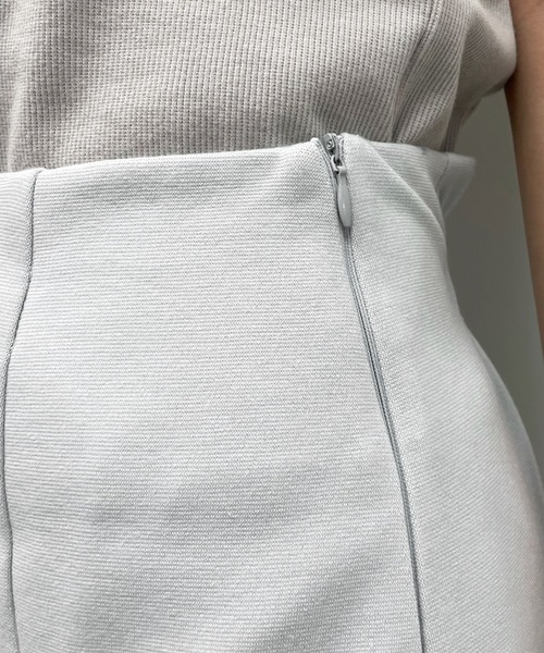 DouDou（ドゥドゥ）の「ポンチスリットスカート（スカート・レディース・ブラック/サックスブルー・38/36）」の7枚目の写真