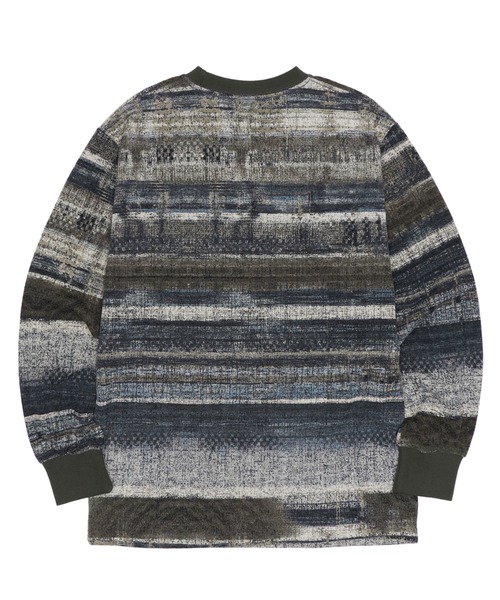 スカルプター　ロンT S SCULPTOR（スカルプター）の「Ombre Stripe L/S Tee/オンブレ