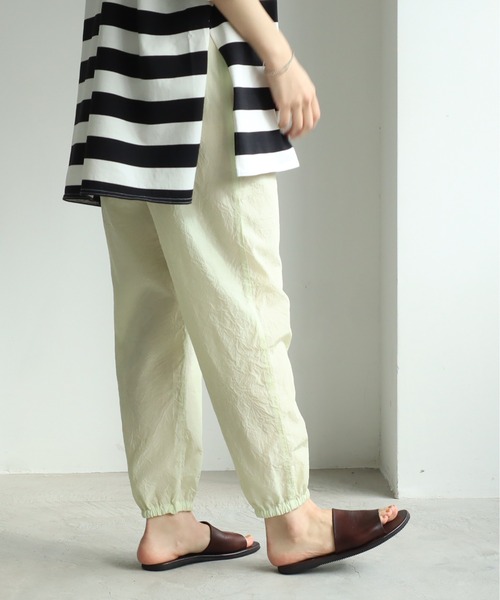 コットンキュプラ ｐｒｏｄｕｃｔ　ｄｙｅ　ｇｕｍ　ｈｅｍ パンツ