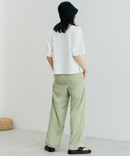 CITEN（シテン）の「＜CITEN（シテン）＞クロシェニットハット（ハット・レディース・ブラック/オフホワイト・FREE）」の6枚目の写真