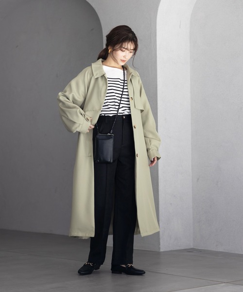 90s アニエスベー ロゴ刺繍 ボアライナー ブラックデニム トレンチコート 黒 90s アニエスベー ロゴ刺繍 ボアライナー ブラックデニム