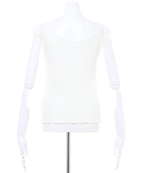 INGNI(イング)の「レースタンク/トップス(タンクトップ・レディース・ブラック/オフホワイト・M)」の5枚目の写真