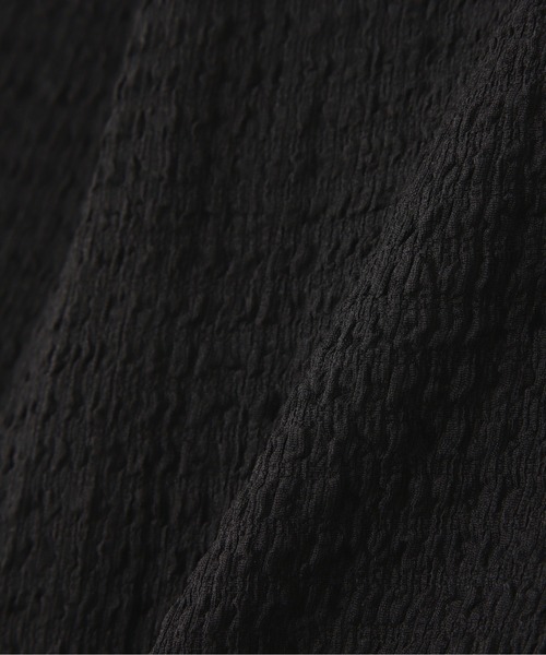 N.（N. Natural Beauty Basic）（エヌエヌナチュラルビューティーベーシック）の「襟付シャーリングメロウカットソー（Tシャツ/カットソー・レディース・ブラック/パープル/グリーン・MEDIUM）」の21枚目の写真