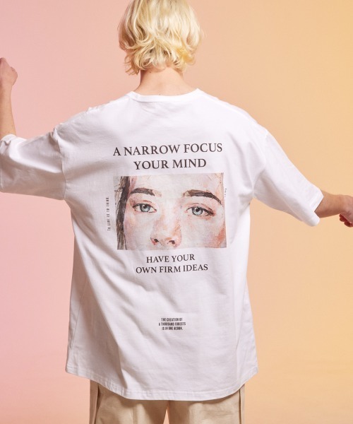 【セール】rehacer : Self Focus on Wide Body / セルフフォーカス オン ワイドボディー（Tシャツ/カットソー）｜rehacer（レアセル）