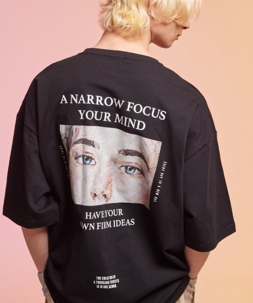 【セール】rehacer : Self Focus on Wide Body / セルフフォーカス オン ワイドボディー（Tシャツ/カットソー）｜rehacer（レアセル）