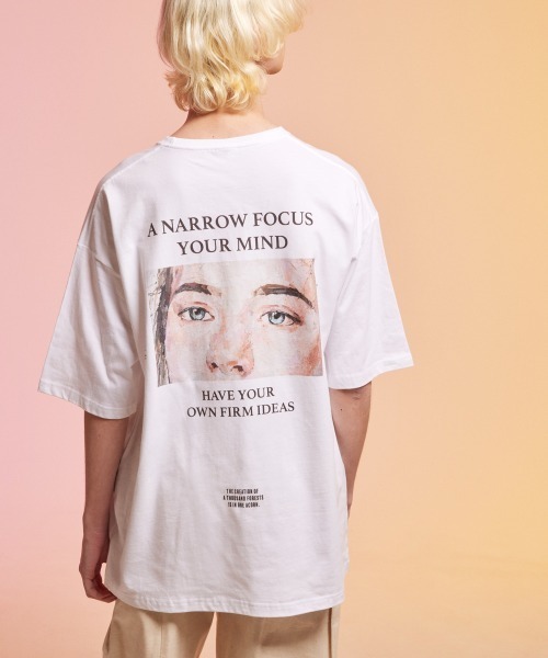 【セール】rehacer : Self Focus on Wide Body / セルフフォーカス オン ワイドボディー（Tシャツ/カットソー）｜rehacer（レアセル）