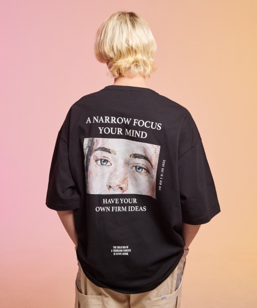 【セール】rehacer : Self Focus on Wide Body / セルフフォーカス オン ワイドボディー（Tシャツ/カットソー）｜rehacer（レアセル）