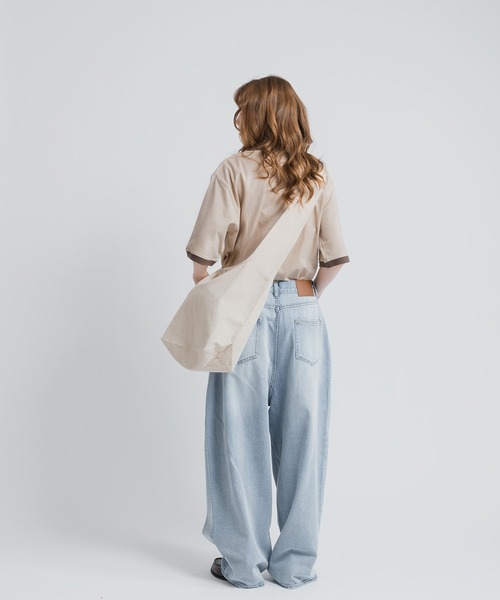 MUHET（ミュエータ）の「ベアープリントリンガーTシャツ（Tシャツ/カットソー・レディース・ホワイト/ベージュ・MEDIUM/X-LARGE）」の5枚目の写真