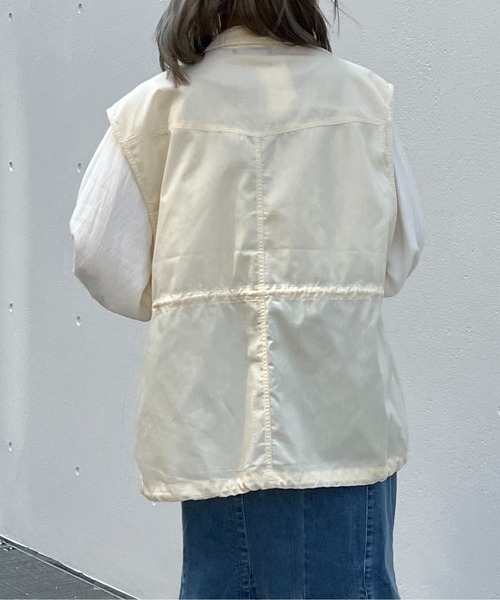 one way(ワンウェイ)の「ミリタリーベスト(ベスト・レディース・ブラック/ダークグリーン/アイボリー・FREE)」の16枚目の写真