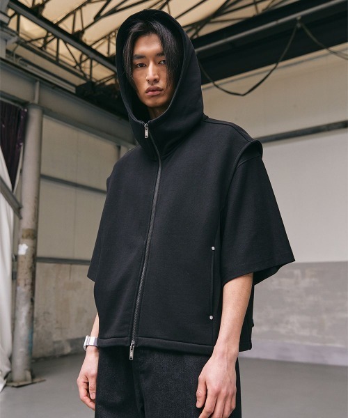 ADD SEOUL/アドソウル/BLING STUD VST HOODIE ZIP