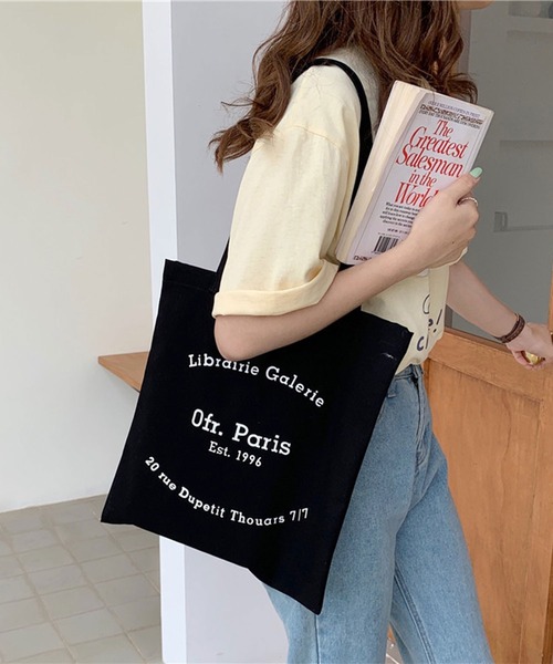 EPICKS（エピックス）の「レタリングロゴプリントカラートートバッグ（トートバッグ・レディース・グリーン/ブラック/ベージュ系その他/ピンク系その他/ブルー系その他/イエロー/オレンジ/レッド/カーキ/ブラウン/ピンク/グレー/グリーン系その他・FREE/F）」の22枚目の写真