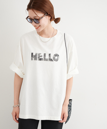 度詰め天竺HELLO Tシャツ2