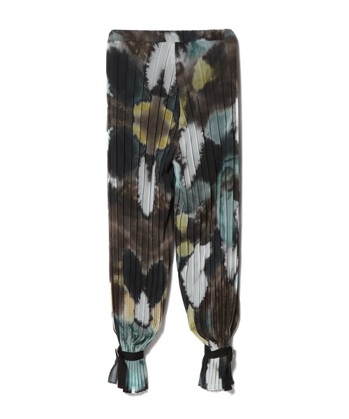 col pierrot（コルピエロ）の「COL PIERROT FOR ESTNATION / アブストラクトプリントプリーツパンツ（その他パンツ・レディース・グリーン系その他・SMALL）」の2枚目の写真