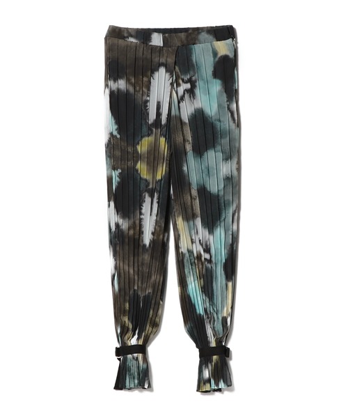 col pierrot（コルピエロ）の「COL PIERROT FOR ESTNATION / アブストラクトプリントプリーツパンツ（その他パンツ・レディース・グリーン系その他・SMALL）」の6枚目の写真