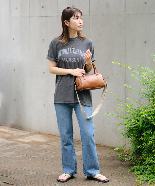 JOURNAL STANDARD（ジャーナルスタンダード）の「《追加2》MADISONロゴTシャツ（Tシャツ/カットソー・レディース・ホワイト/ブラック系その他・FREE）」の3枚目の写真
