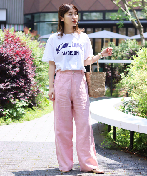 JOURNAL STANDARD（ジャーナルスタンダード）の「《追加2》MADISONロゴTシャツ（Tシャツ/カットソー・レディース・ホワイト/ブラック系その他・FREE）」の7枚目の写真