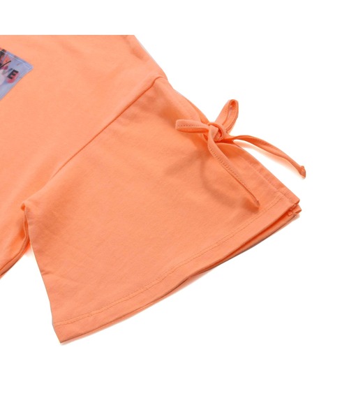 JENNI love(ジェニィラブ)の「袖スリットリボンTシャツ(Tシャツ/カットソー・キッズ・オフホワイト/ブラック/オレンジ・130cm/140cm/150cm/160cm)」の17枚目の写真