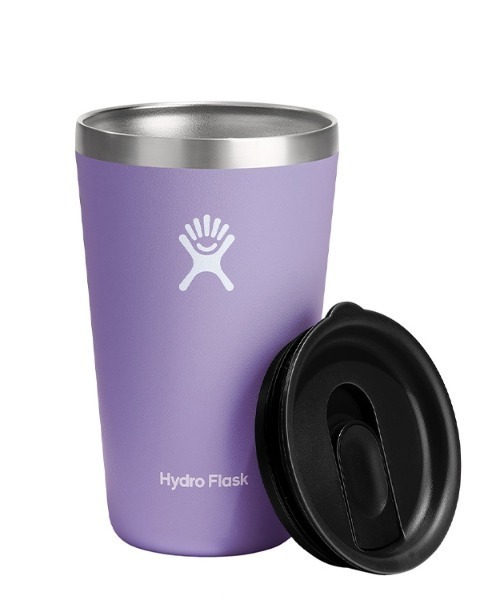 HYDRO FLASK（ハイドロフラスク）の「Hydro Flask/ハイドロフラスク ステンレスタンブラー オールアラウンド タンブラー 16oz 473ml 890117（グラス/マグカップ/タンブラー・メンズ・ホワイト/ブラック/サックスブルー/ターコイズブルー/アクア/ブルー/スモークピンク/ライラック/スモーキーグリーン系/ライトグレー/インディゴブルー/レッド/ライトパープル/ベージュ/シャーベット/マジェンタ・FREE）」の11枚目の写真