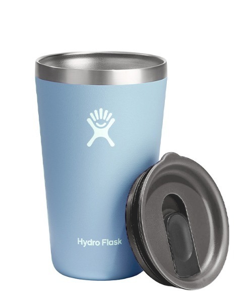 HYDRO FLASK（ハイドロフラスク）の「Hydro Flask/ハイドロフラスク ステンレスタンブラー オールアラウンド タンブラー 16oz 473ml 890117（グラス/マグカップ/タンブラー・メンズ・ホワイト/ブラック/サックスブルー/ターコイズブルー/アクア/ブルー/スモークピンク/ライラック/スモーキーグリーン系/ライトグレー/インディゴブルー/レッド/ライトパープル/ベージュ/シャーベット/マジェンタ・FREE）」の6枚目の写真