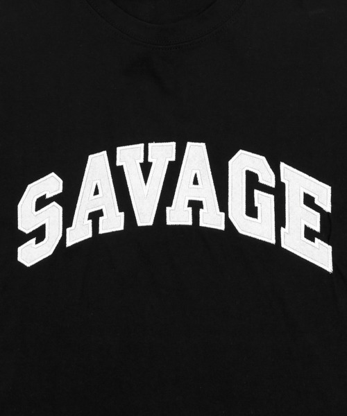 Figments（フィグメンツ）の「SAVAGE Tシャツ（Tシャツ/カットソー・レディース・ブラック/グリーン・FREE）」の8枚目の写真