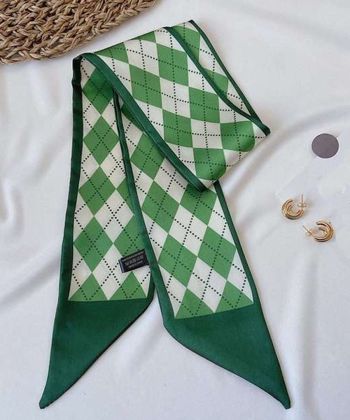 TONE SELECT GOODS（トーンセレクトグッズ）の「【float】アソート デザイン スカーフリボン（バンダナ/スカーフ・レディース・ベージュ系1/ベージュ系2/ベージュ系3/ベージュ系4/ベージュ系5/ベージュ系6/ベージュ系7/ベージュ系8/レッド系1/レッド系2/レッド系3/レッド系4/レッド系5/レッド系6/レッド系7/グリーン系2/グリーン系5/グリーン系1/グリーン系6/グリーン系4/グリーン系3/ブルー系2/ブルー系4/ブルー系6/ブルー系7/ブルー系3/ブルー系5/ブルー系1・FREE）」の12枚目の写真