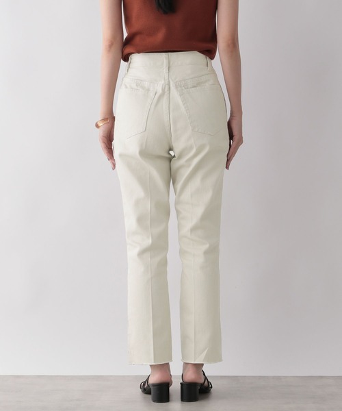 LOWRYS FARM（ローリーズファーム）の「フロントスリットデニム　296160（デニムパンツ・レディース・ホワイト/グレー・SMALL/MEDIUM/LARGE）」の12枚目の写真