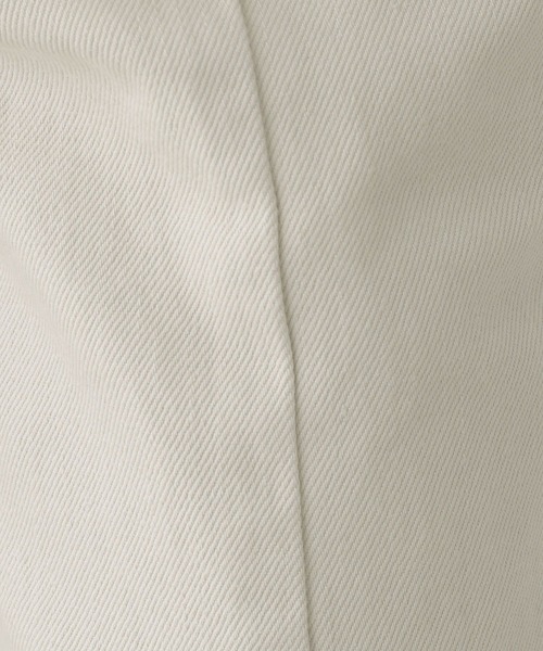LOWRYS FARM（ローリーズファーム）の「フロントスリットデニム　296160（デニムパンツ・レディース・ホワイト/グレー・SMALL/MEDIUM/LARGE）」の4枚目の写真